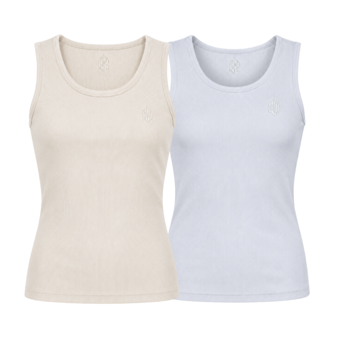 Tanks Pack Beige & Bleu Silentworker